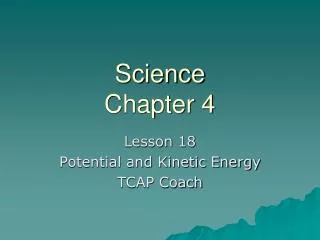 Science Chapter 4