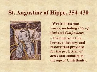 St. Augustine of Hippo, 354-430