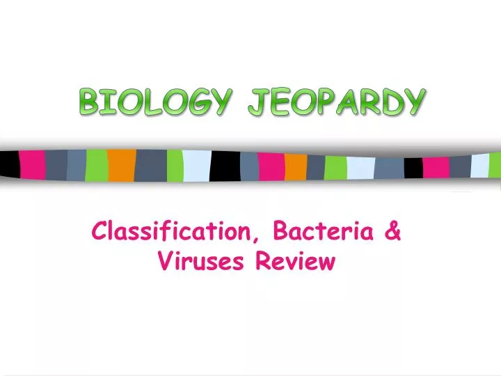 classification bacteria viruses review