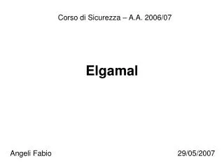 elgamal