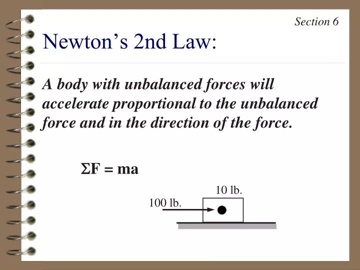 newton s 2nd law