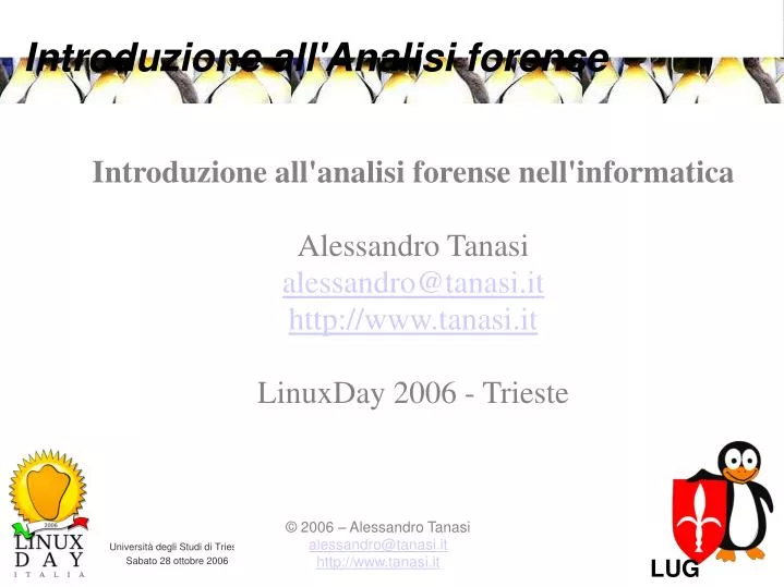 introduzione all analisi forense