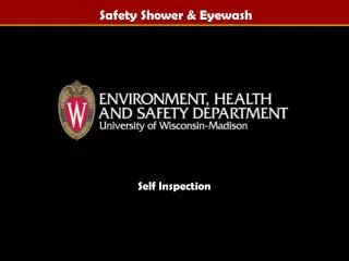 Safety Shower &amp; Eyewash