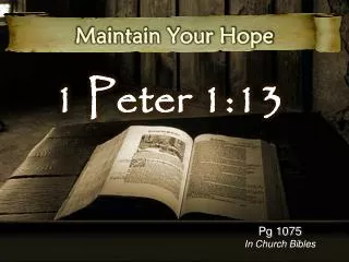 1 Peter 1:13