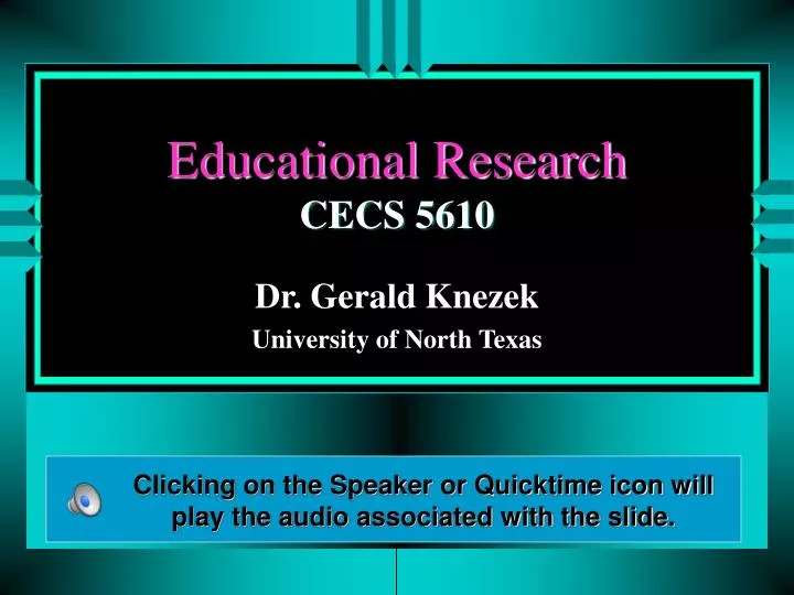 educational research cecs 5610