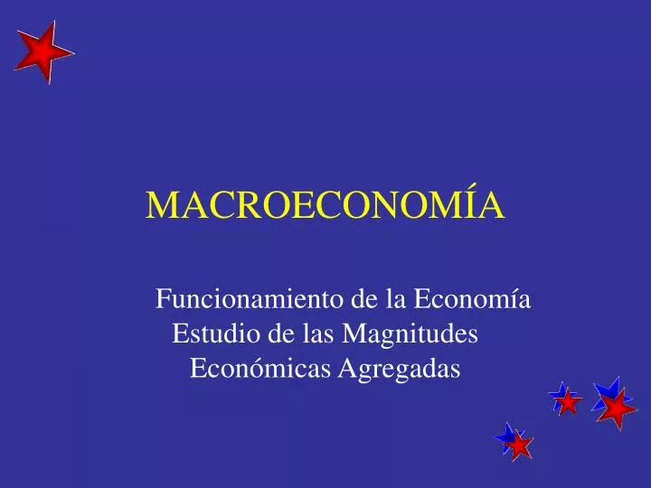 macroeconom a