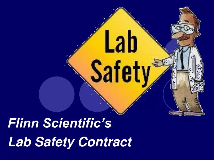 flinn scientific s lab safety contract