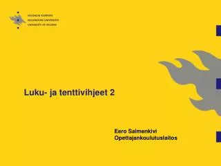 luku ja tenttivihjeet 2