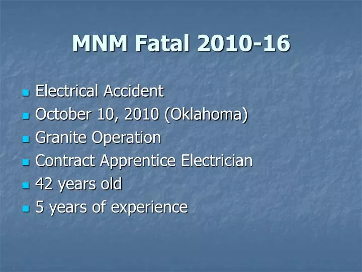 mnm fatal 2010 16