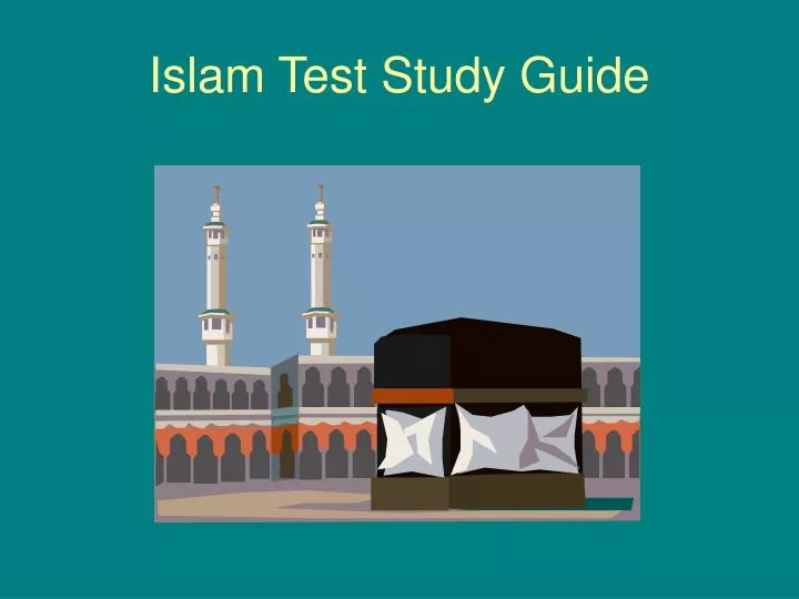 islam test study guide