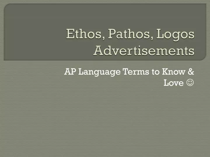 ethos pathos logos advertisements