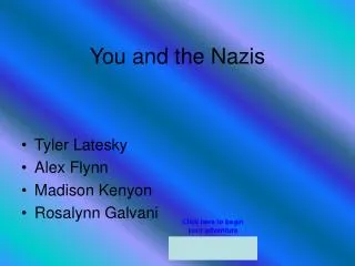 You and the Nazis