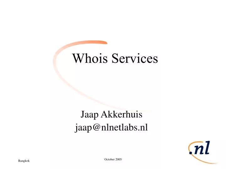 whois services