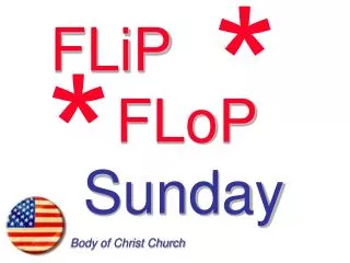 FLiP FLoP Sunday