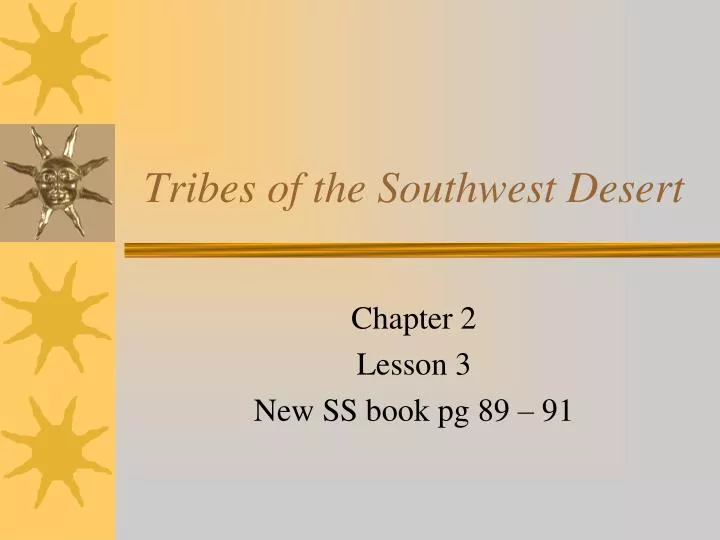tribes of the southwest desert