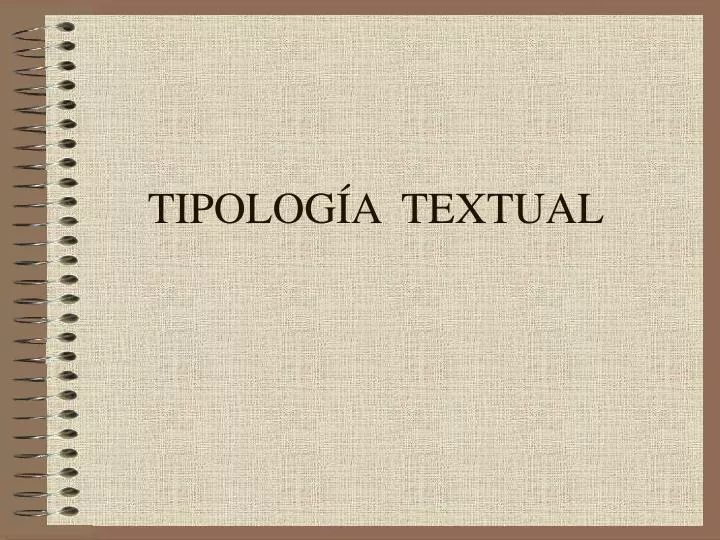tipolog a textual