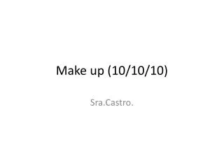 make up 10 10 10