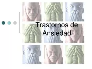 trastornos de ansiedad