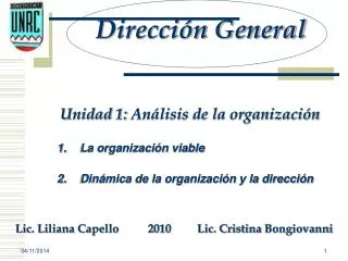 direcci n general
