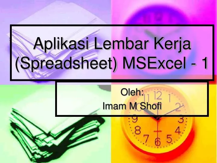 aplikasi lembar kerja spreadsheet msexcel 1