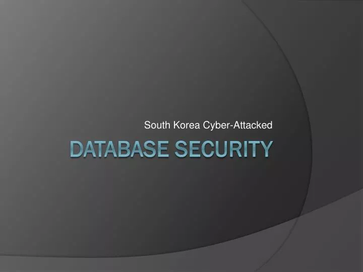 south korea cyber attacked