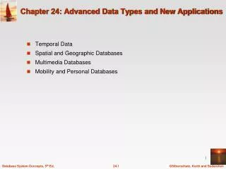 chapter 24 advanced data types and new applications