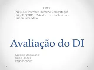 avalia o do di