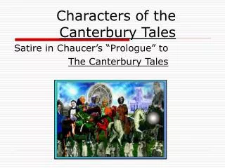 characters of the canterbury tales