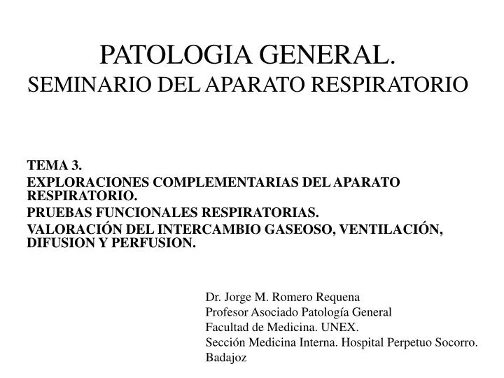 patologia general seminario del aparato respiratorio