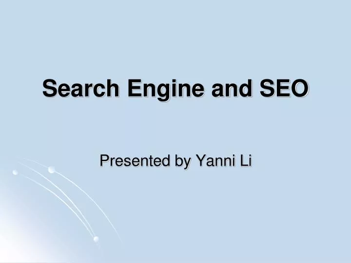 search engine and seo