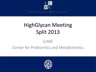 HighGlycan Meeting Split 2013