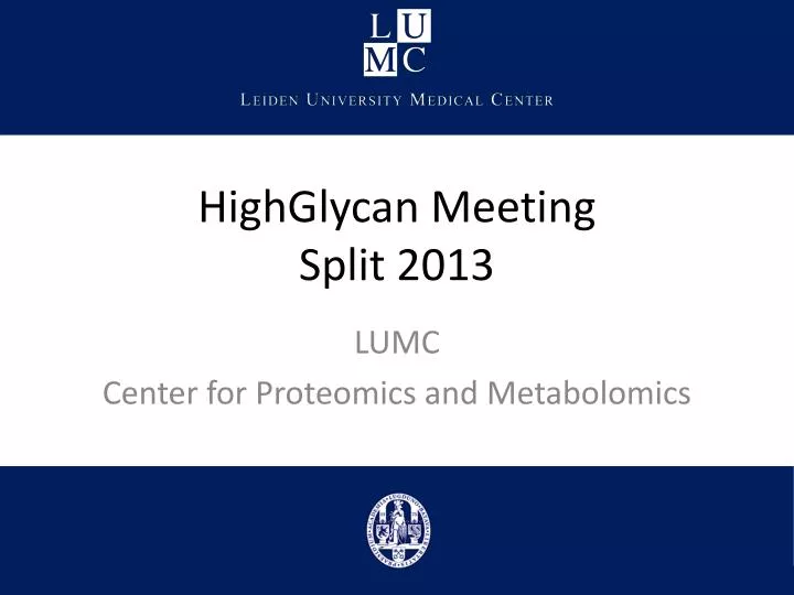 highglycan meeting split 2013