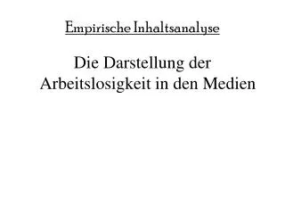 empirische inhaltsanalyse