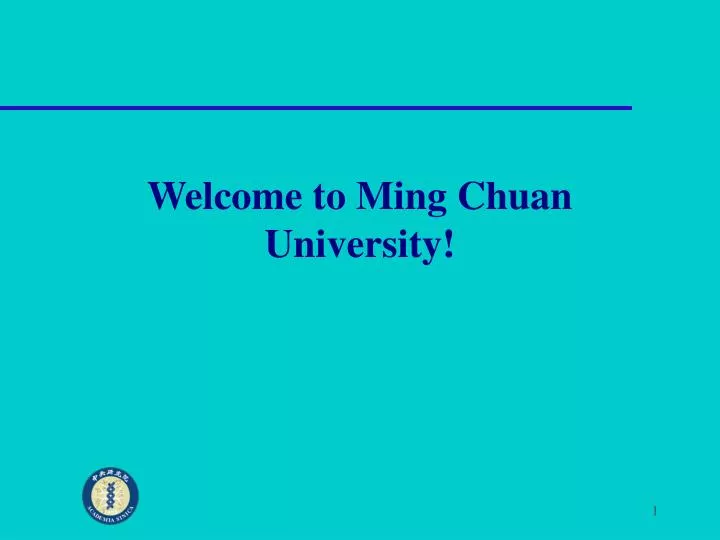 welcome to ming chuan university