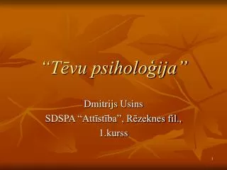t vu psiholo ija