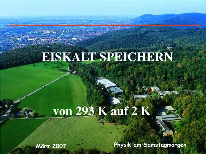 eiskalt speichern