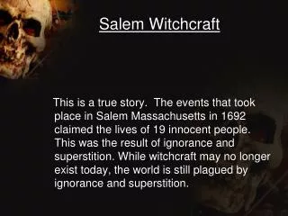 Salem Witchcraft