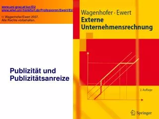 publizit t und publizit tsanreize