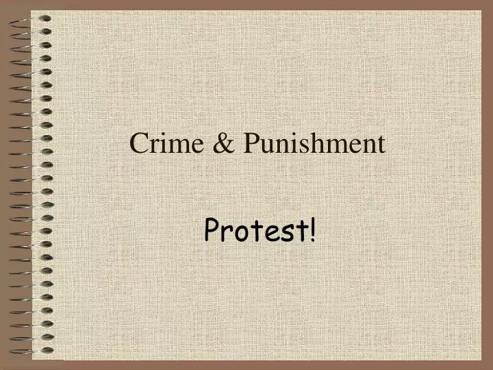 crime punishment