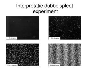 interpretatie dubbelspleet experiment