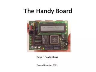 The Handy Board