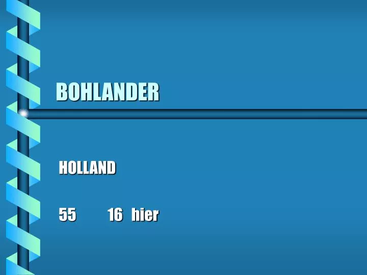 bohlander