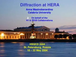Diffraction at HERA