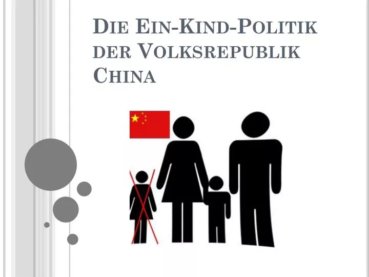 die ein kind politik der volksrepublik china