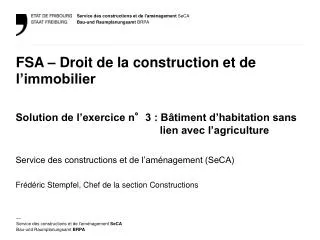 fsa droit de la construction et de l immobilier