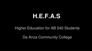 H.E.F.A.S