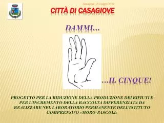 citt di casagiove dammi il cinque