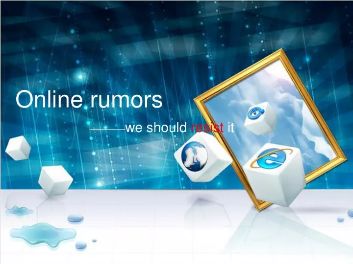online rumors
