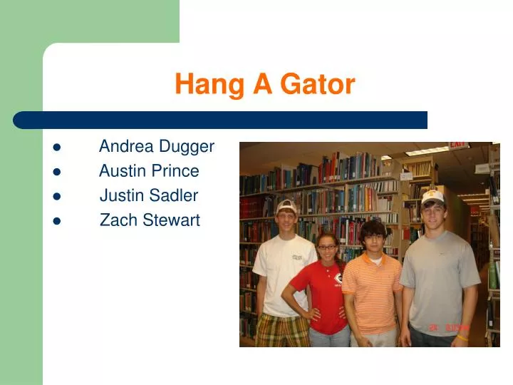 hang a gator