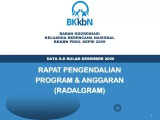 data s d bulan des ember 2009